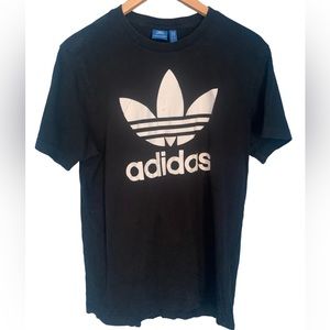 Adidas Men’s Black Trefoil Short Sleeve T-shirt Size L